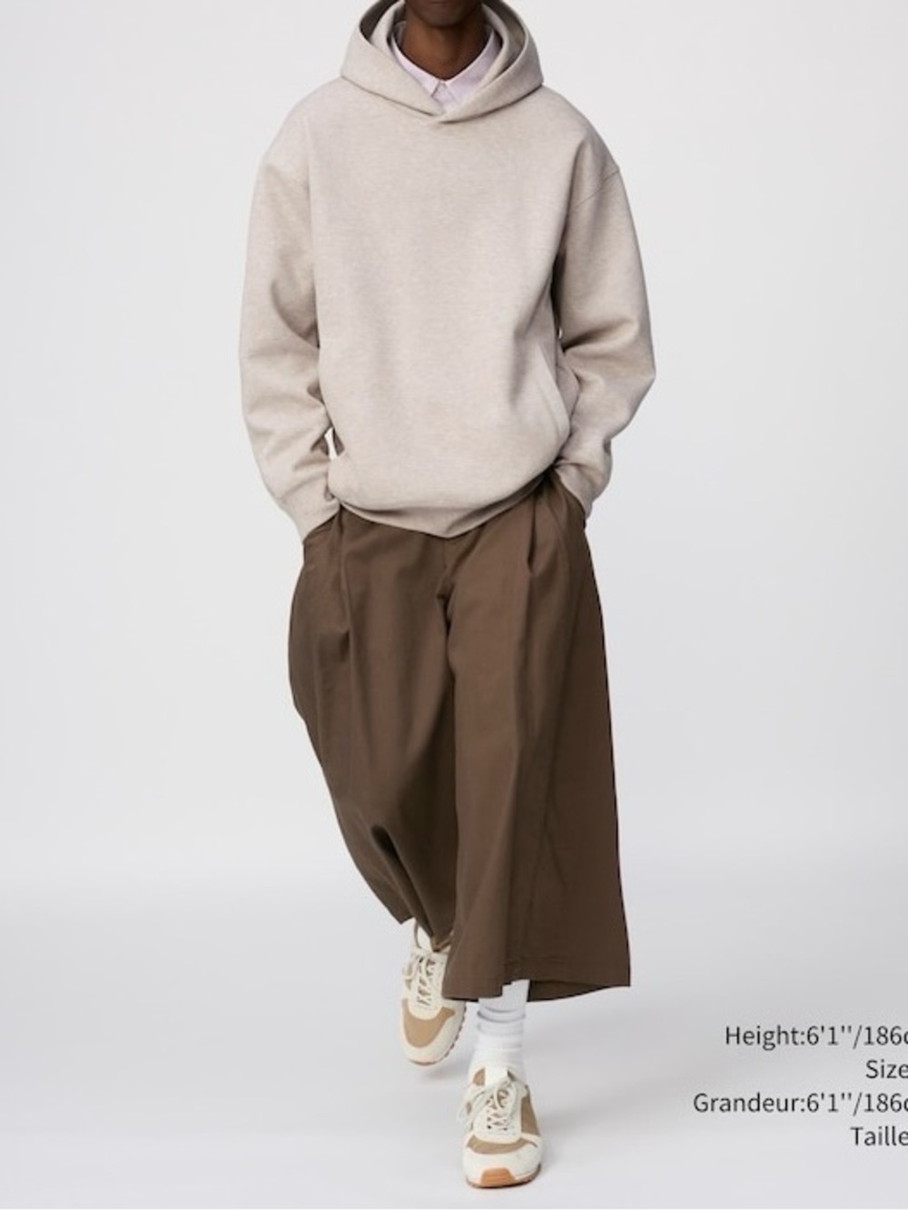 Uniqlo Ankle-Length Wide-Leg Cropped culottes